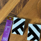 Black and White Geometric Earrings