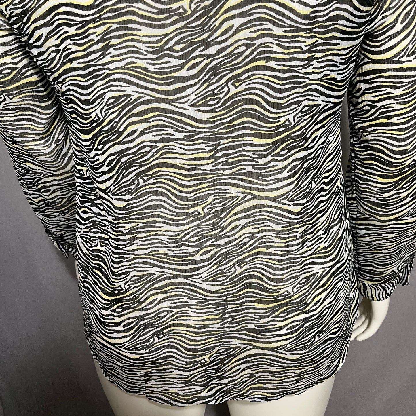 Christopher & Banks Zebra Pattern Top