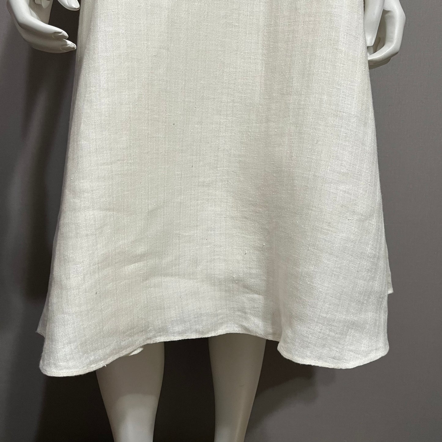 Lauren Ralph Lauren White 100% Linen Dress Sz-14