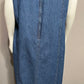 Expressions Denim With Split MIDI Dress Sz-1X