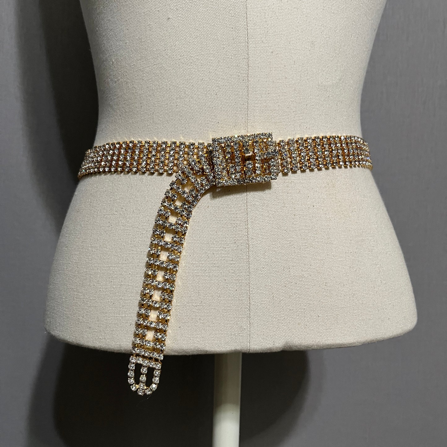 Neiman Marcus Gold Rhinestone Bling Belt