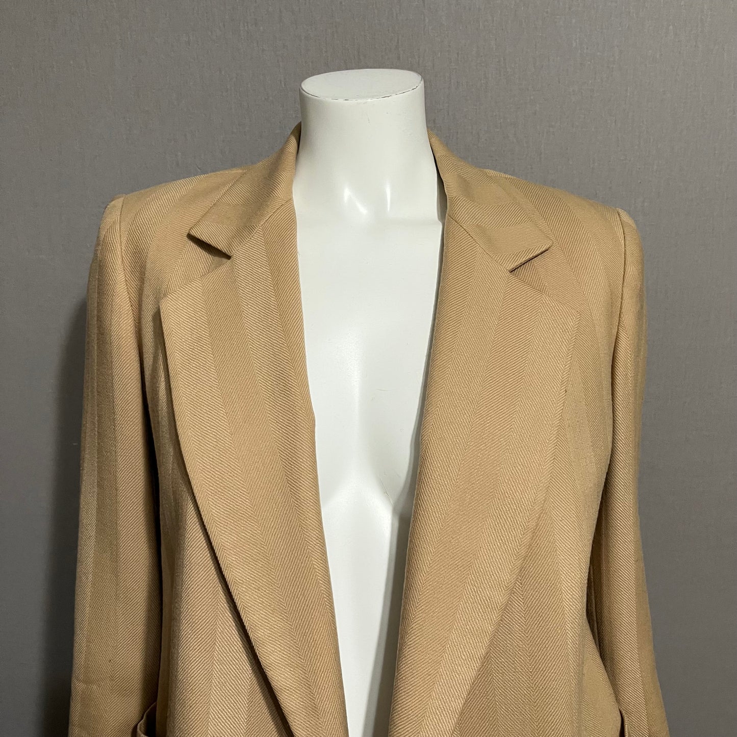 Vintage Micki 100% Wool Striped Blazer Sz-8