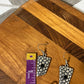 Silver Earrings & Pendant Textured Jewelry Set