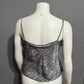 Worthington Black Snake Print 100% Silk Camisole Sz-Large