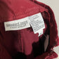 Newport News Maroon Cotton Velvet Pants Sz-6