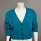 Vintage OBR Lambswool Rabbit Hair Cropped Sweater Cardigan Sz-Small