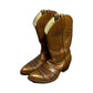 Dan Post Leather Cognac Cowboy Western Men’s Sz-9 1/2