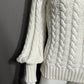 W by Worth Cotton Cream Balloon Sleeve Sweater Sz-Small