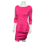 St. John Pink 2 Pc Peplum Knit Skirt Set Sz-2/4 or Small