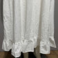 Rachel Ashwell White 100% Cotton Ruffle Nightgown Sz-Medium