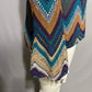dressbarn Multicolor Chevron Button Down Shirt