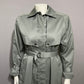 J.G. Hook Olive Green Longline Rain Trench Jacket Sz-8