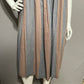 Neiman Marcus France 100% Cotton Stripe Midi Dress Sz-XL