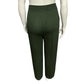 St. John Green Santana Knit Pleated Pants Sz-12