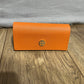 Tory Burch Vibrant Orange Eyeglass Case with Eyeglass Bag