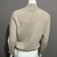 Glen Lyon Taupe Neutral Mock Neck 100% Cashmere Sweater Sz-Small Petite