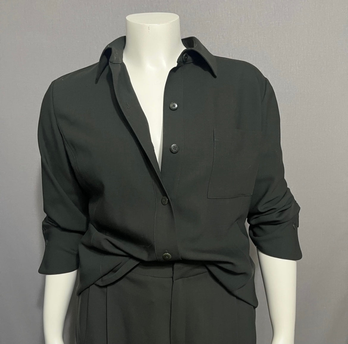 Women's Dark Green 2 pc Matching Pant Suit Sz-14/16