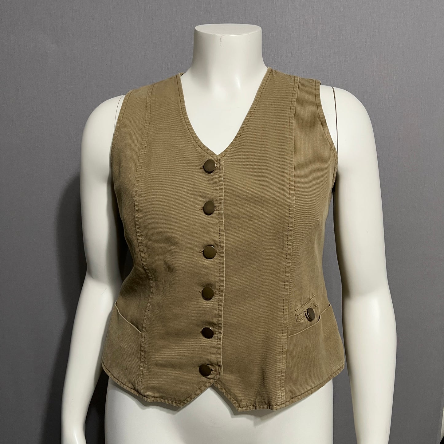 The Territory Ahead Khaki Cotton Vest
