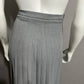 Samantha Taylor Gray A-Line Pleated Skirt Sz-6