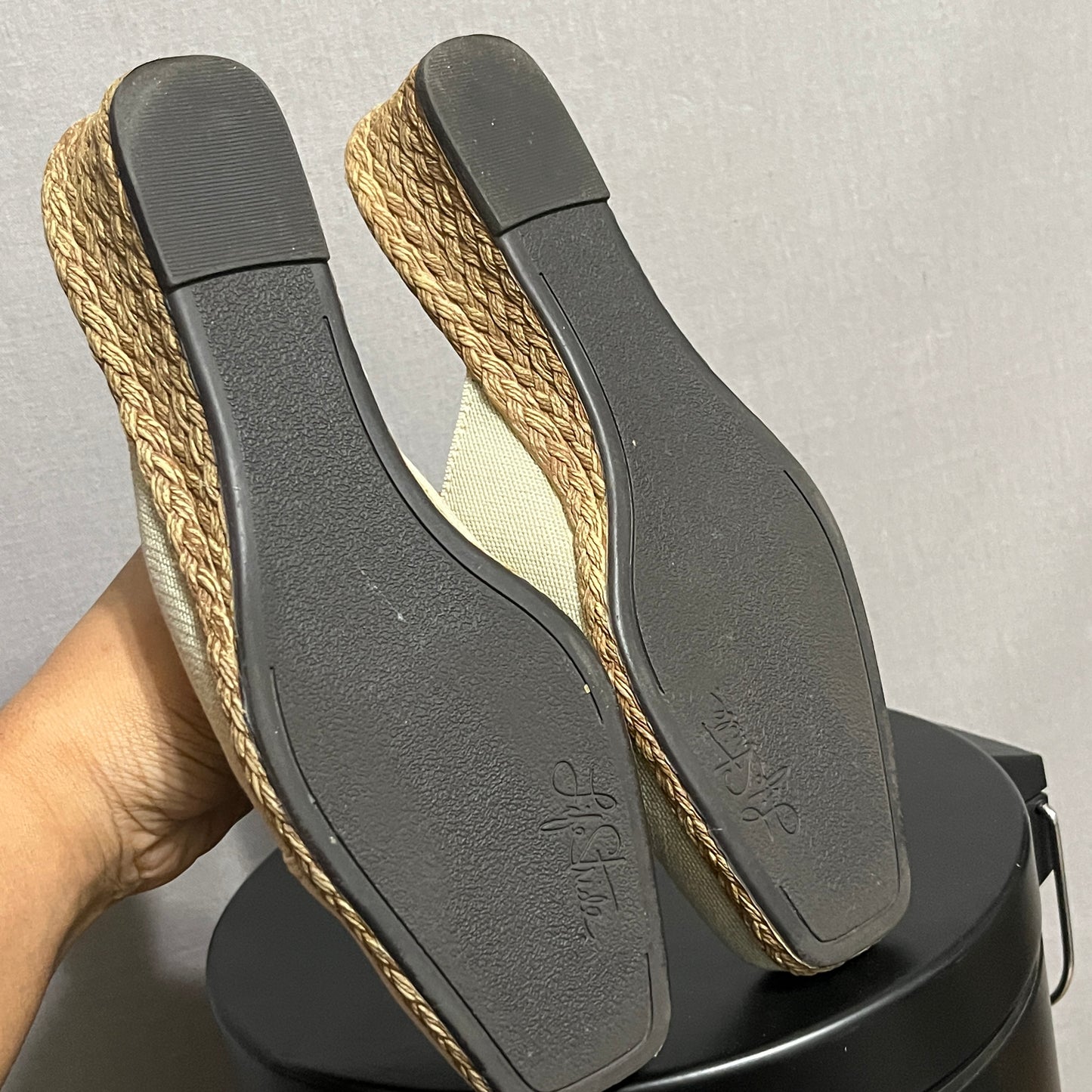 Life Stride Cream Slip-On Mules