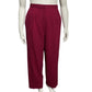 Talbots Cranberry 100% Wool High Waisted Career Pants Sz-16