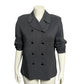 Tahari Gray and Black Pinstripe Blazer Sz-14