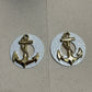 Gold Anchor Earrings