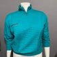 Vintage Turquoise Pullover Lounge Sweater Sz-Medium
