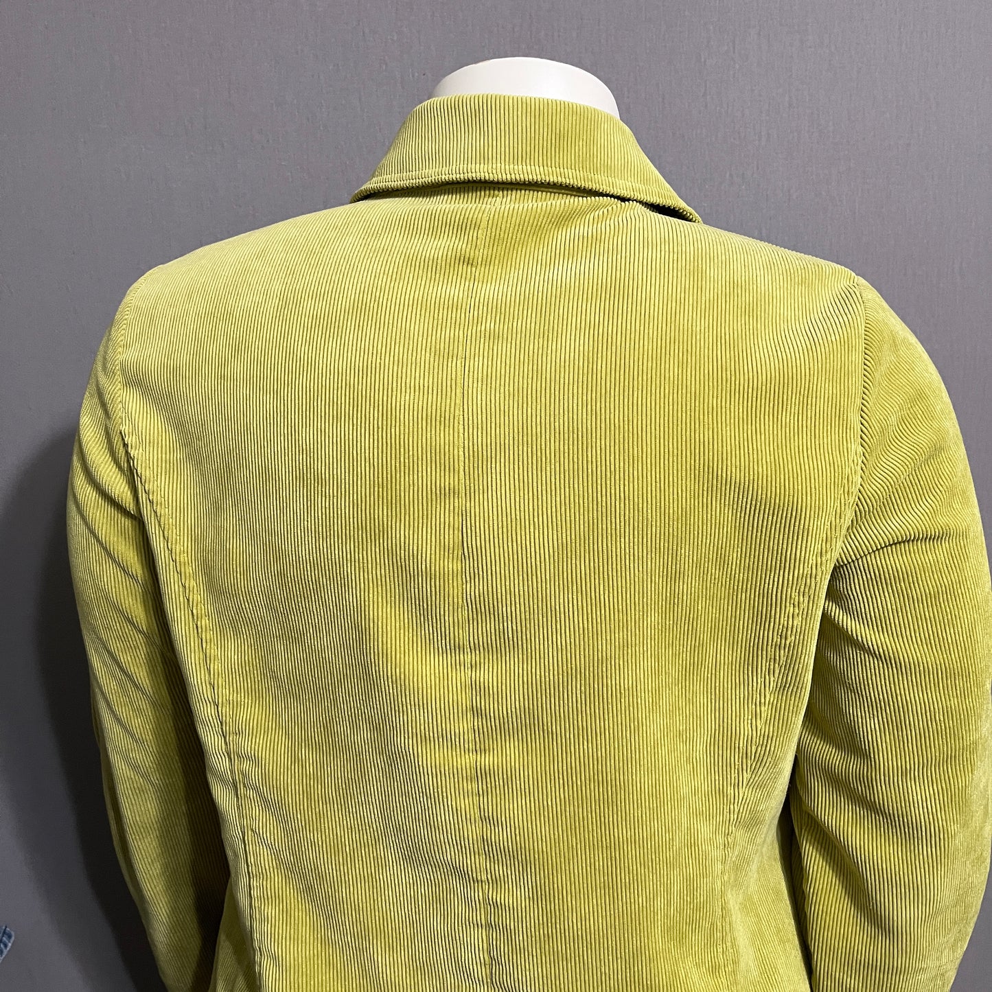 Requirements Women's Corduroy Jacket in Lime Green Sz-XL