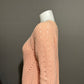 Workshop Light Peach/Pink Long Sleeve Crewneck Sweater Sz-Small