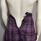 Vintage Women’s Plaid Purple Pleated Skirt Academia Sz-6/8