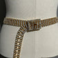 Neiman Marcus Gold Rhinestone Bling Belt