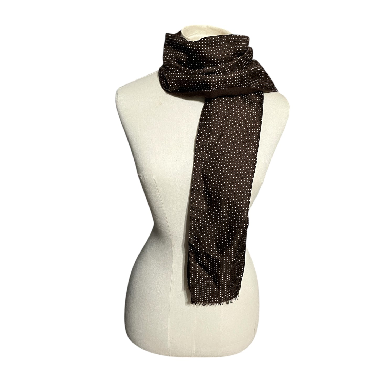 Brown Polka Dot Women’s Unisex Scarf