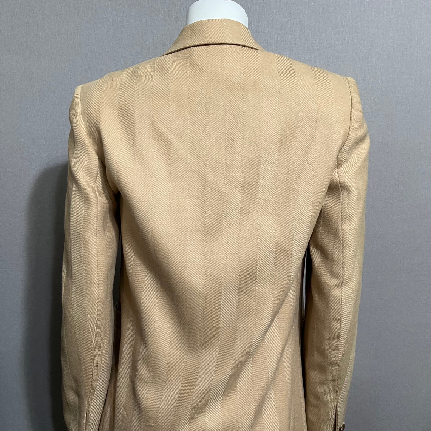 Vintage Micki 100% Wool Striped Blazer Sz-8