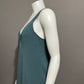 Eileen Fisher Mint Green Silk Flowy Dress Sz-Medium