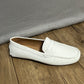 Women’s Flag Ltd. White Leather Driving Loafer 7.5