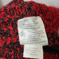 Joseph A Red and Black Knit Cardigan Sz-Large