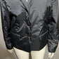 Talbots Black Puffer Button Front Blazer Jacket Sz-14 (Large)