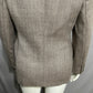 Jones New York Taupe Herringbone Blazer