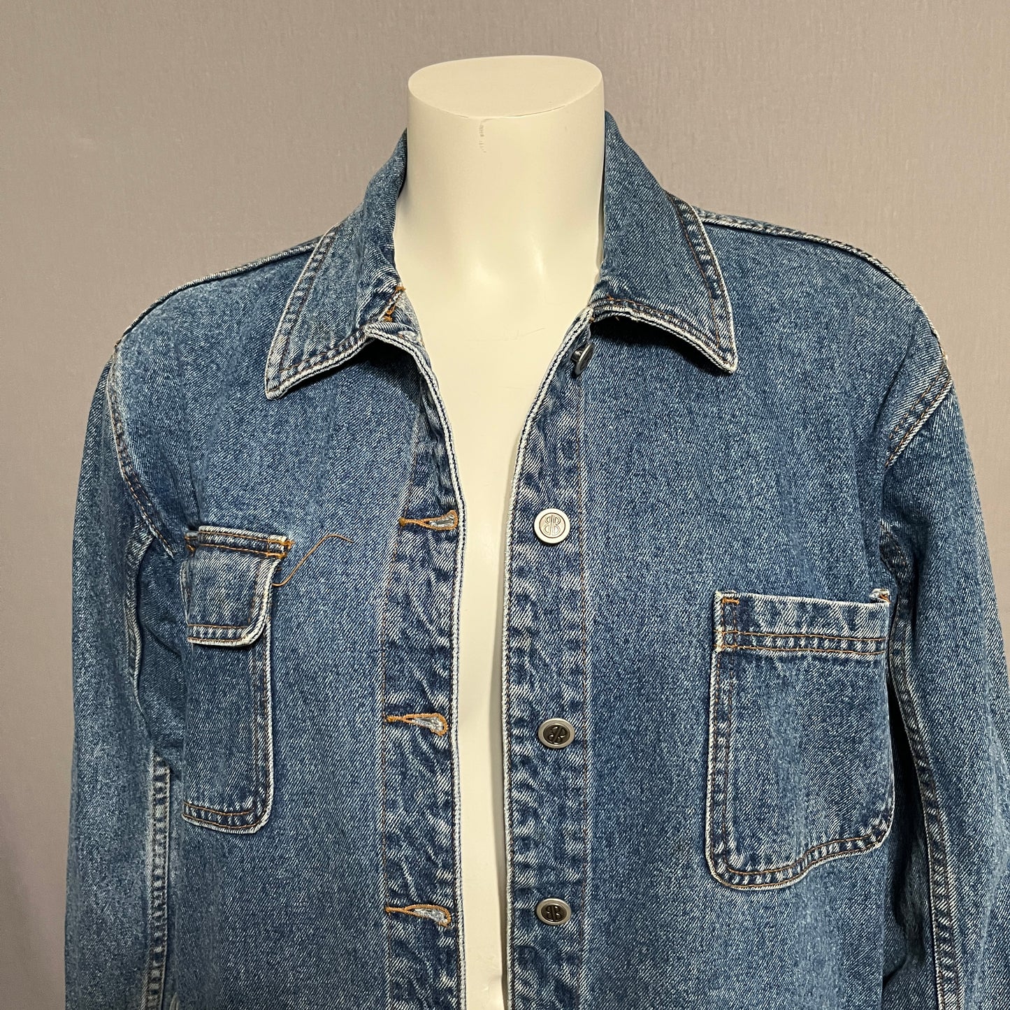 Bill Blass Blue Denim Jean Jacket