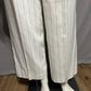 Ellen Tracy White and Black Pinstriped 2 pc Pant Set Sz-Large