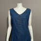 Expressions Denim With Split MIDI Dress Sz-1X