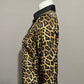 Michael Kors Cheetah Print Satin Blouse Sz- Medium Petite