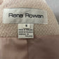 Vintage Rena Rowan Blush Pink Textured 2 Pc Set Sz-8