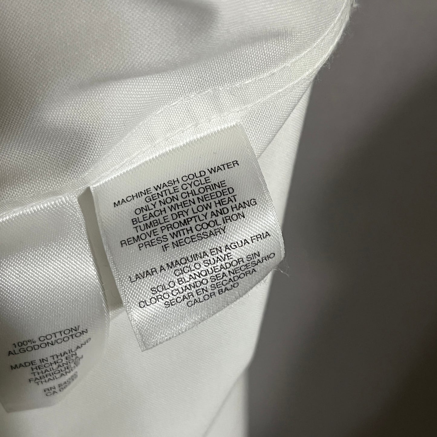 Jones New York Signature Cream Non-Iron Shirt XL