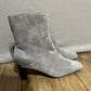 Aj Valenci Gray Suede Heeled Boots