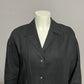 Ellen Tracy Black Linen Shirt Sz-12
