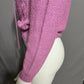 Vintage America Women's V-Neck Sweater in Pink