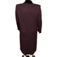 Jones New York Wool Plum With Velvet Collar Coat Sz-XL