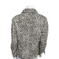Coldwater Creek 100% Silk Leopard Print Quilted Jacket Sz-Small Petite